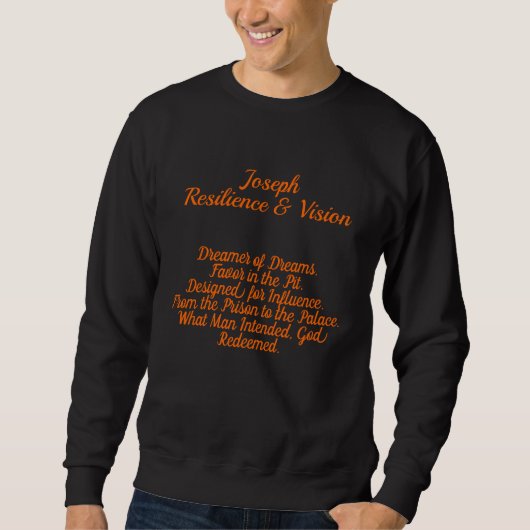 Sweatshirt Graphique de Résilience Biblique (Devant)