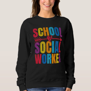 Sweatshirt Graphique de travail social des travailleurs socia