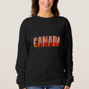 Sweatshirt Graphique des couleurs du drapeau du Canada S