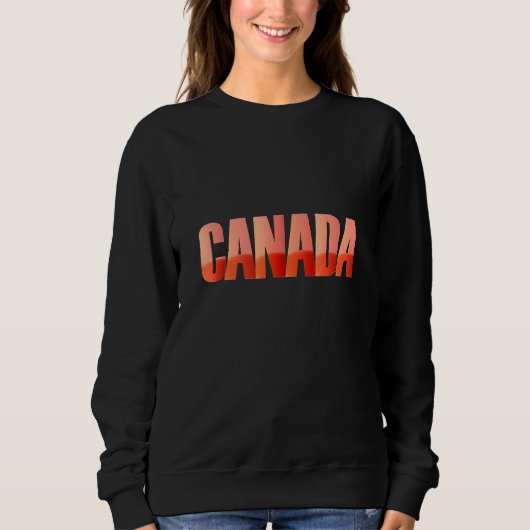 Sweatshirt Graphique des couleurs du drapeau du Canada S (Devant)