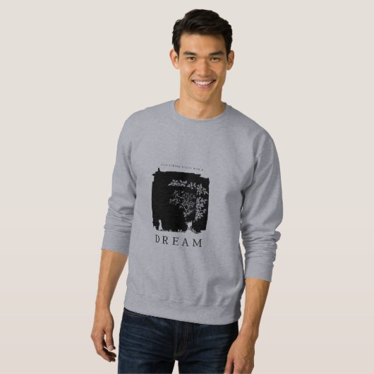 🌙 Sweatshirt graphique Dream (Devant entier)