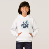 Sweatshirt Graphique Filles Typographie Rétro Déte (Devant entier)