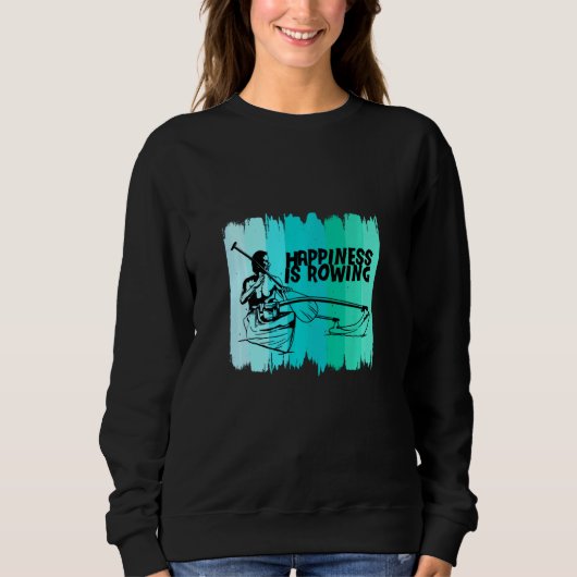 Sweatshirt Graphique Funny Rowing (Devant)