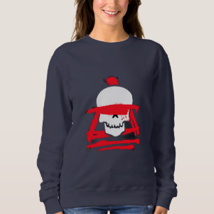 Sweatshirt graphique Guerrière Crâne pour femmes