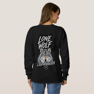 Sweatshirt graphique Loup Solitaire