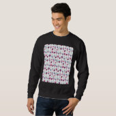 Sweatshirt Graphique Motif de raisins et de vignes (Devant entier)