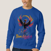 Sweatshirt Graphique Phoenix Bloom Authentiquement Coloré (Devant)