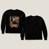 Sweatshirt graphique urbain "Seek & Destroy" pour (Motif recto et verso)