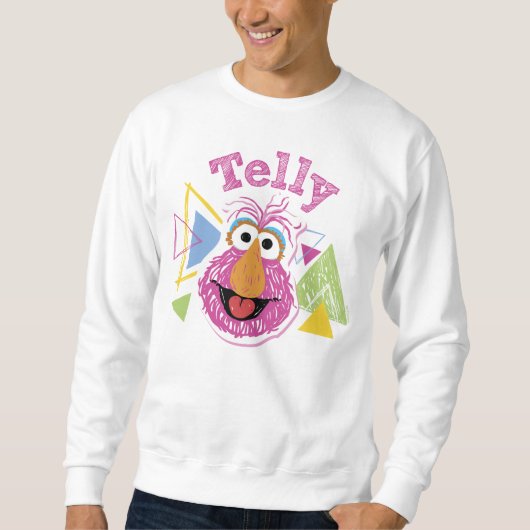 Sweatshirt Graphisme amusant de Telly Monster (Devant)