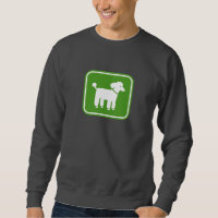 Graphisme de caniche (vert)