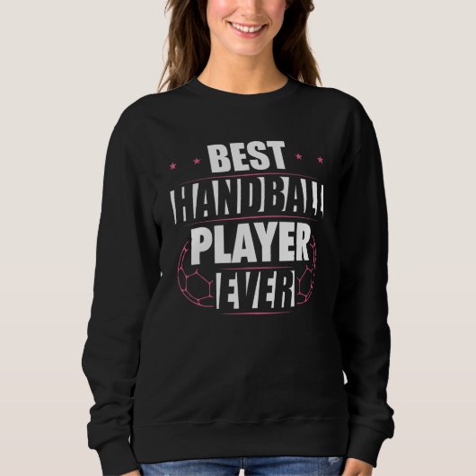 Sweatshirt Graphisme pour fans de handball Filles Femmes Enfa (Devant)