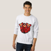 Sweatshirt Graphismes loufoques PSYCHO (Devant entier)