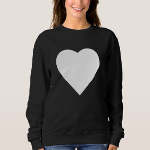Sweatshirt Gras Big Heart Graphic Summer Tee
