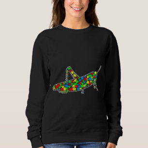 Sweatshirt Grasshopper Funny Puzzle Animals Autism Awareness