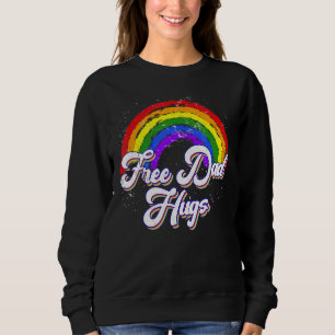 Sweatshirt Gratuit Papa Hugs LGBTQ Gay Lesbian Prith Mois Rai