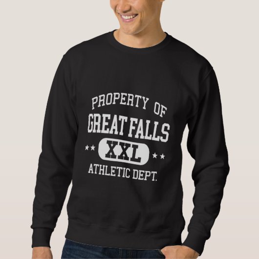 Sweatshirt Great Falls Retro Athletic Property Dept 1 (Devant)
