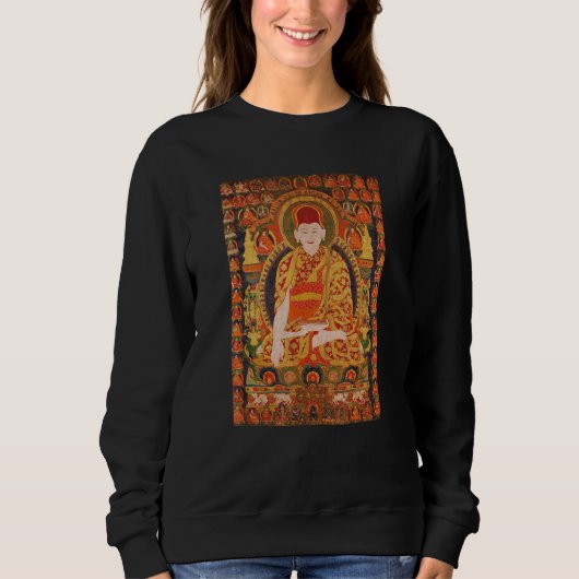 Sweatshirt Great One of Ngor Tibetan Buddhist Art (Devant)