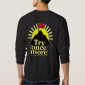 Sweatshirt Great Vibes Only – Love Eyes Emoji  (Dos)