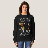 Sweatshirt Greatest Beagle Dad Ever Beagle Dog (Devant entier)