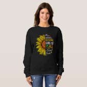Sweatshirt Greatest Blessings Call Me Mom And Assistant Teach (Devant entier)