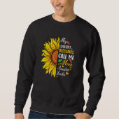Sweatshirt Greatest Blessings Call Me Mom And Assistant Teach (Devant)