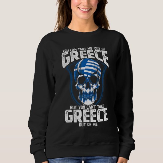 Sweatshirt Grèce grecque Mykonos Acropole Santorin Sparta (Devant)