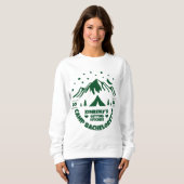 Sweatshirt Green Bride Camp Bachelorette Party (Devant entier)