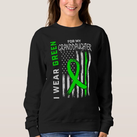 Sweatshirt Green For My Grandgirl Kidney Disease Awards (Devant)
