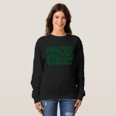 Sweatshirt Green Planet Forever Green Renewable Energy Enviro (Devant entier)