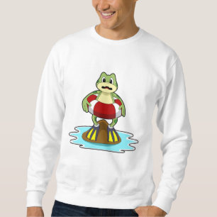 Sweatshirt Grenouille à la natation avec anneau de natation