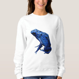 Sweatshirt Grenouille à tarte à poison bleu