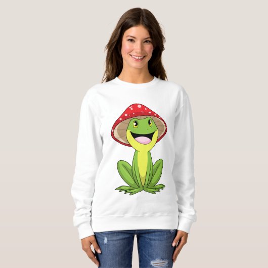 Sweatshirt Grenouille au champignon (Devant entier)