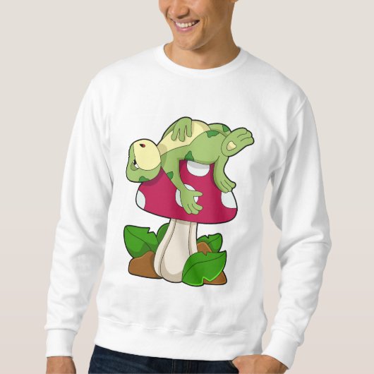 Sweatshirt Grenouille au coucher du champignon (Devant)