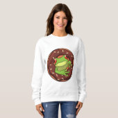 Sweatshirt Grenouille avec beigne (Devant entier)