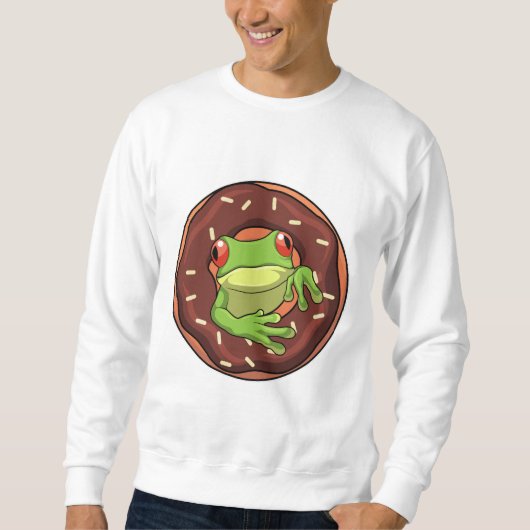 Sweatshirt Grenouille avec beigne (Devant)