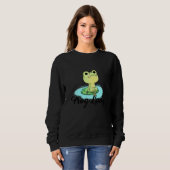 Sweatshirt Grenouille-Dame (Devant entier)