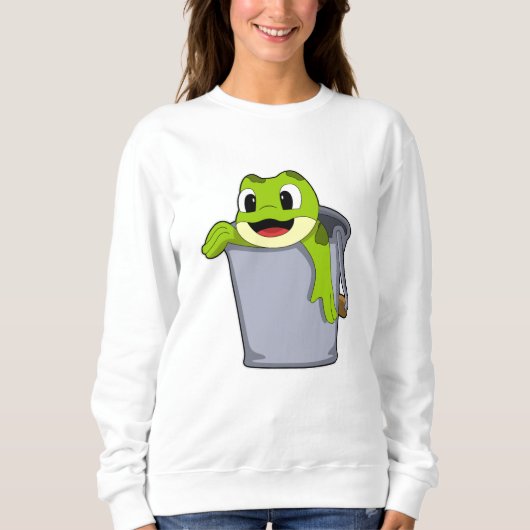 Sweatshirt Grenouille dans le seau (Devant)