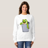 Sweatshirt Grenouille dans le seau (Devant entier)