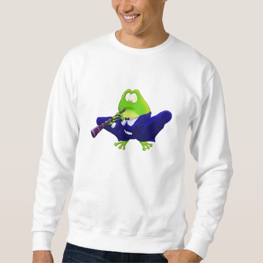 Sweatshirt Grenouille de clarinette (Devant)