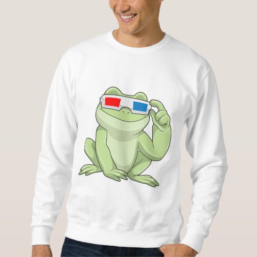 Sweatshirt Grenouille Glasses (Devant)