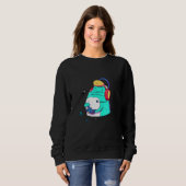 Sweatshirt Grenouille Jouer (Devant entier)