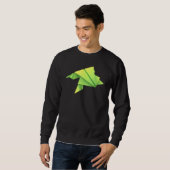Sweatshirt Grenouille Origami (Devant entier)