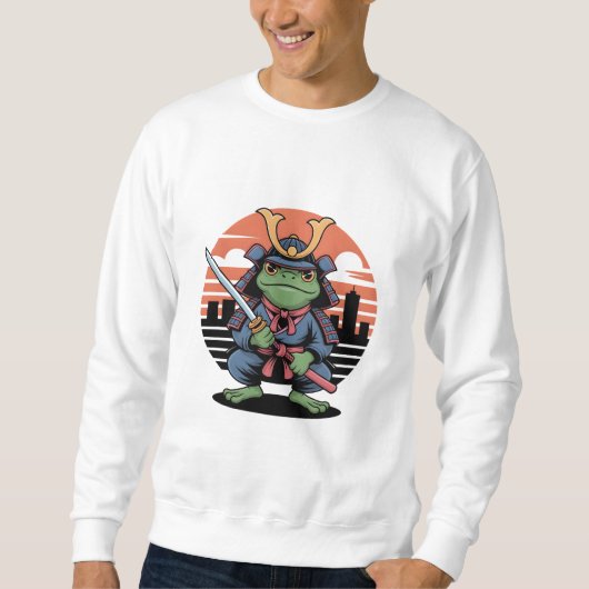 Sweatshirt Grenouille Samouraï (Devant)