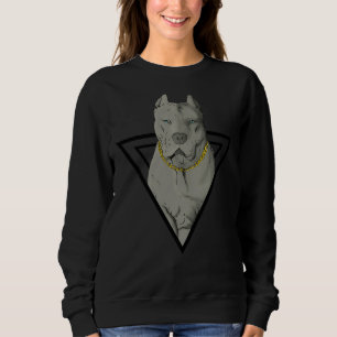 Sweatshirt Grey Pitbull