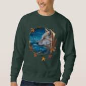 Sweatshirt Grey Wolf "THE GREAT QUEST" (Devant)
