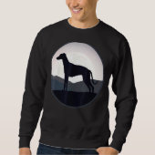 Sweatshirt Greyhound Windhound Retro 15 (Devant)