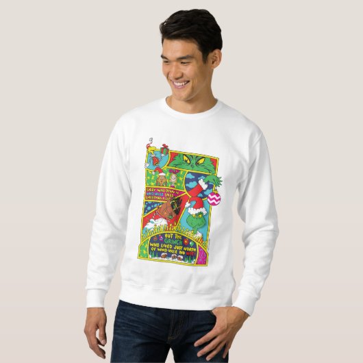 Sweatshirt Grille | Graphique BD (Devant entier)