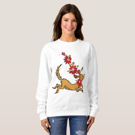 Sweatshirt Grille | Max Christmas Pointsettia (Devant entier)