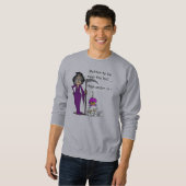 Sweatshirt Grim Reaper Humour d'anniversaire (Devant entier)