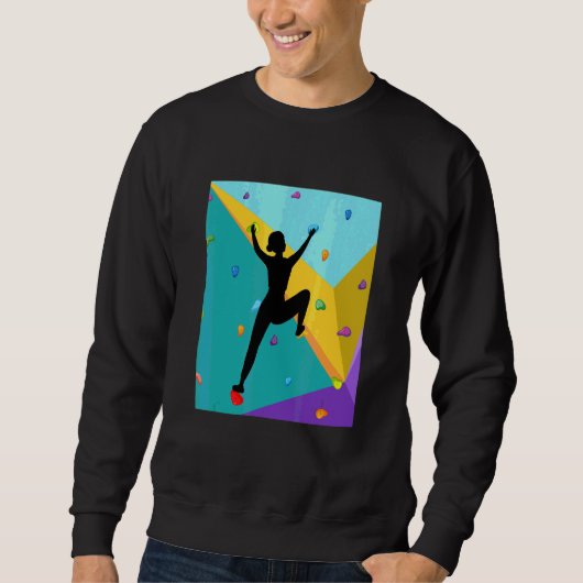 Sweatshirt Grimpeur Grimpeur Grimpeur Coloré (Devant)